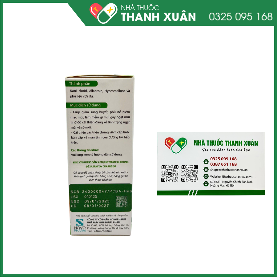 Free Nose Kid hỗ trợ giảm viêm mũi, sổ mũi